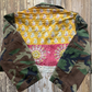 L/XL Cropped Camo Jacket