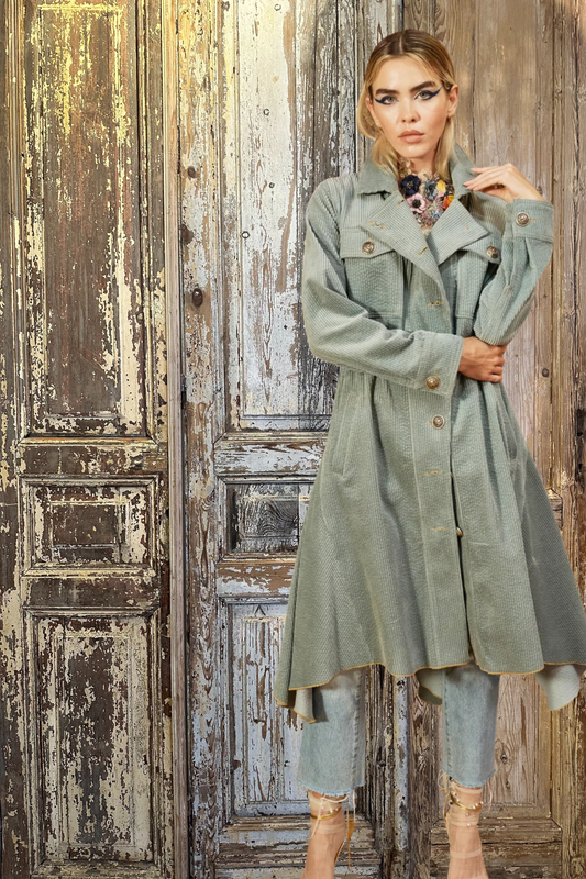 Sweet November Corduroy Trench-9913