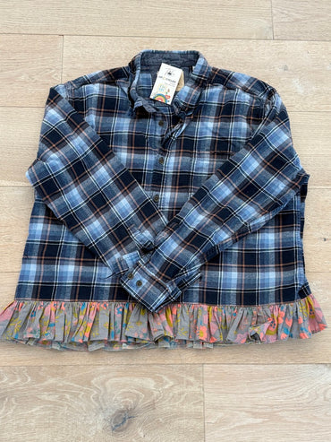 L/XL Ruffled Flannel