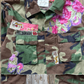 L/XL Cropped Camo Jacket