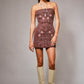 Embroidered Tube Dress