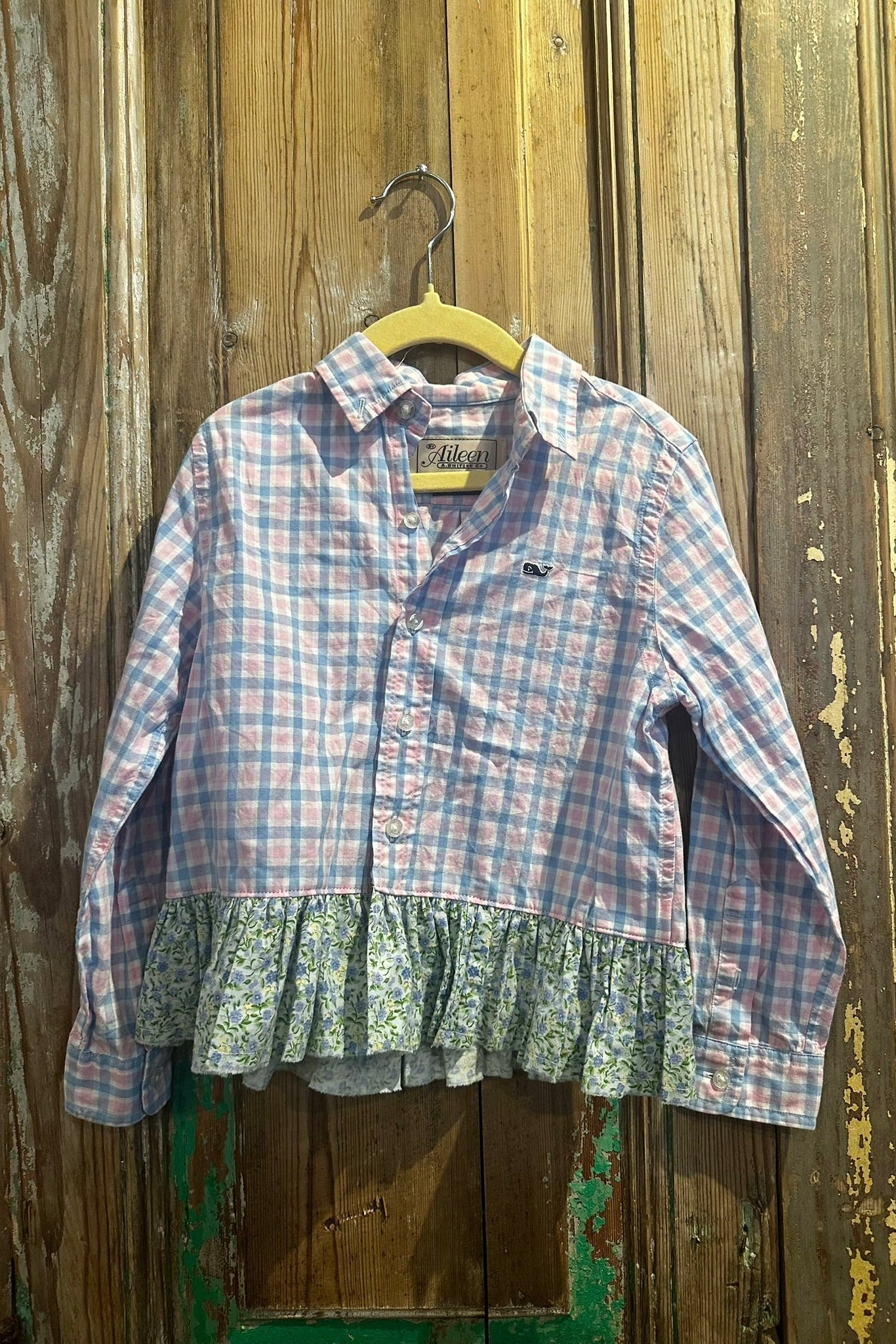 5T Ruffled Plaid