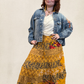 Boho Cotton Patchwork Skirt