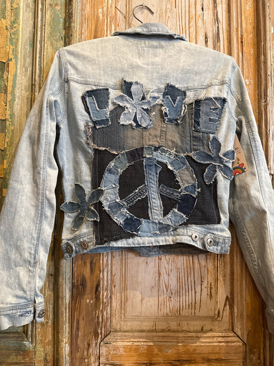 Small Distressed Denim Jacket