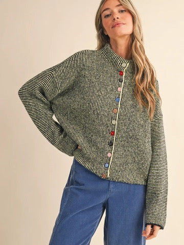 Buttons Sweater