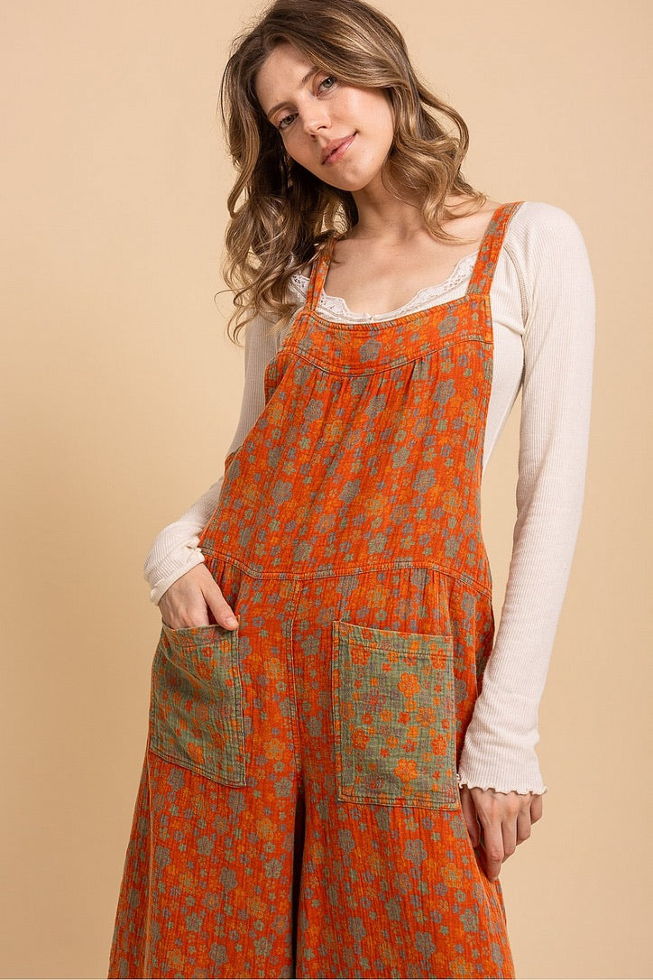 Happy Flower Overalls