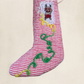 Striped Dog Mini Stocking