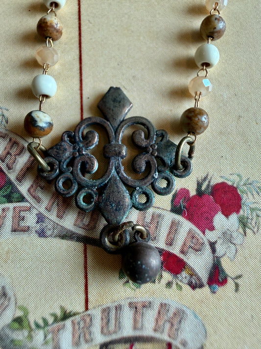 Mini Scroll Necklace
