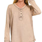 Thumb Hole Cuff Henley-9870