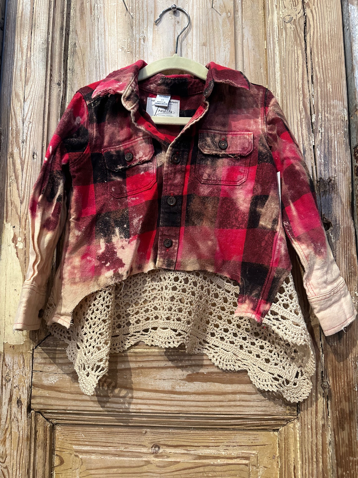 3T Lace Plaid