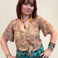 Boho Tie Front Top