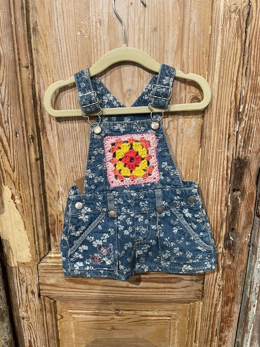 Floral Denim Jumper