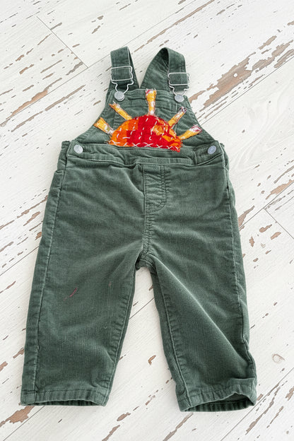 Size 12m Corduroy Sun Overalls