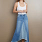 Denim Maxi Skirt