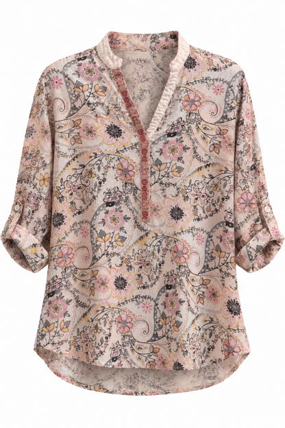 1/4 Front Ribbon Blouse
