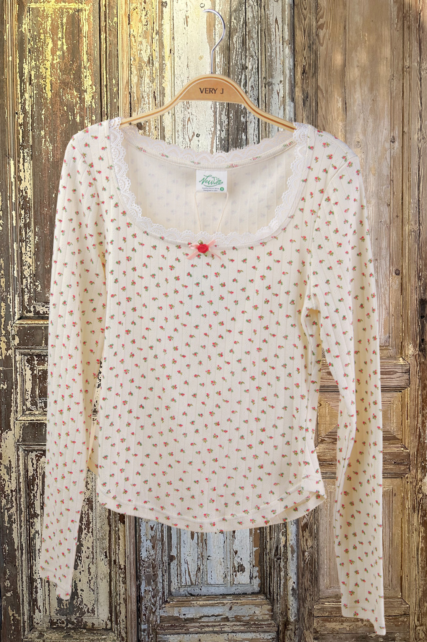 Cotton Mini Flower Top