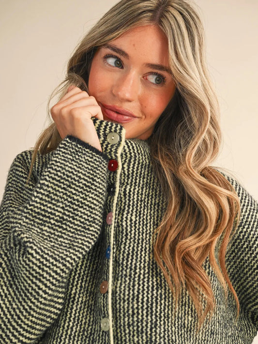 Buttons Sweater