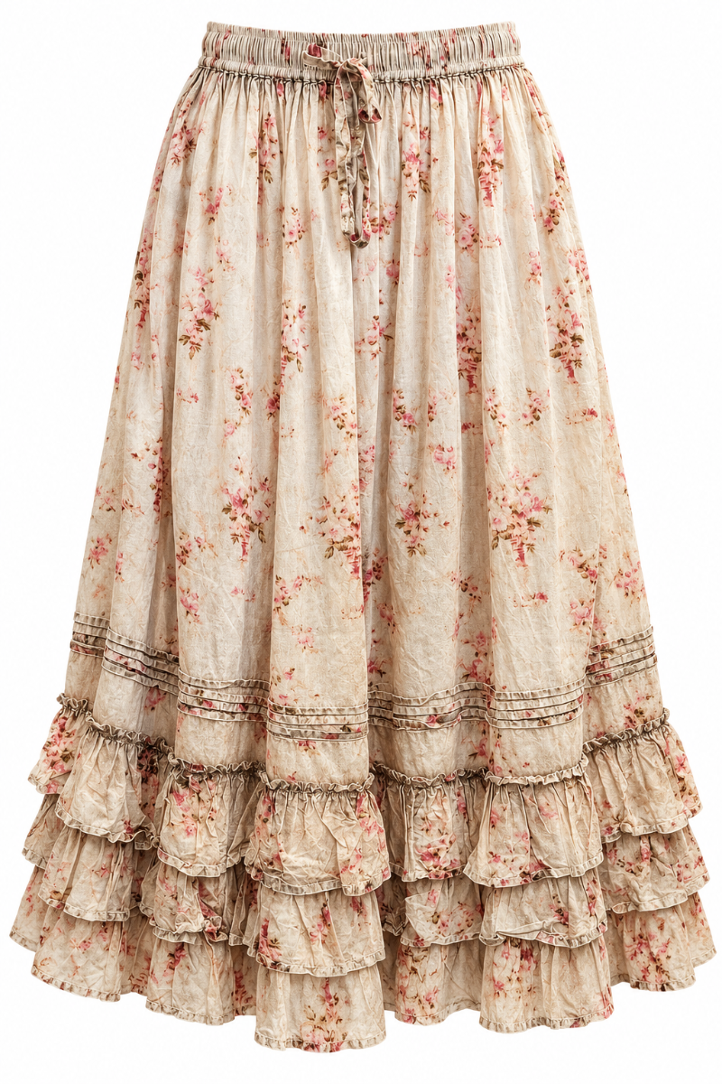 Floral Ruffle Maxi