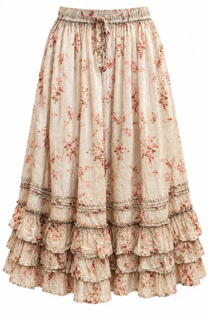Floral Ruffle Maxi