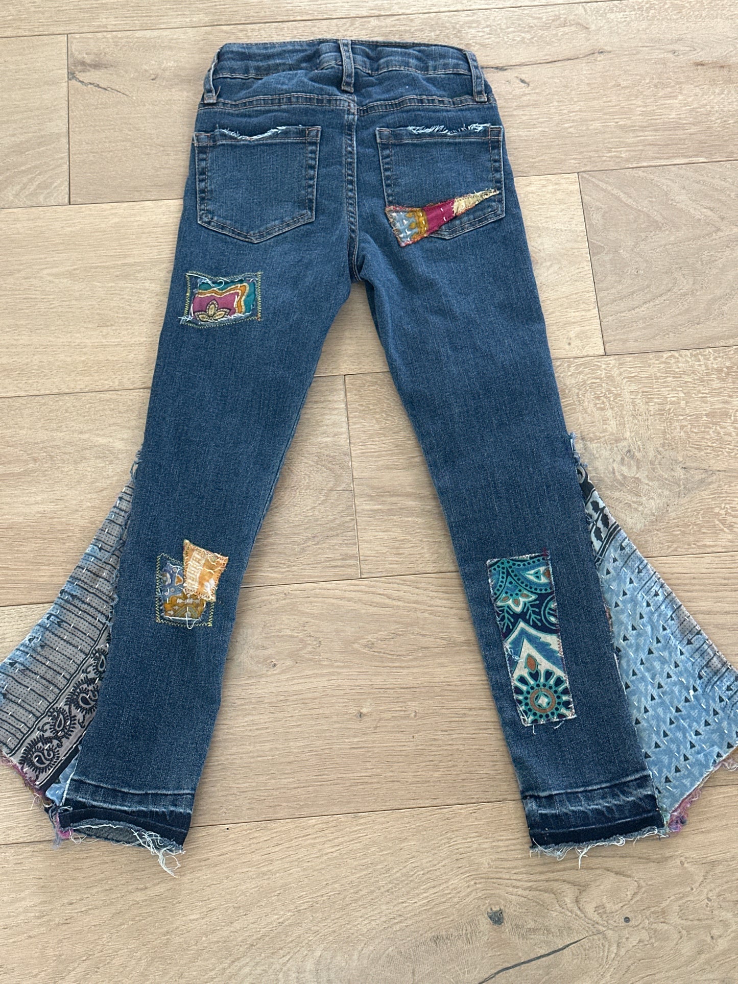 7y Up Cycled Kids Bell Bottoms