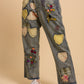 Heart Patchwork Jeans