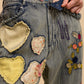 Heart Patchwork Jeans