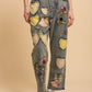 Heart Patchwork Jeans