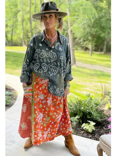 Kantha Sunrise Skirt JG-27
