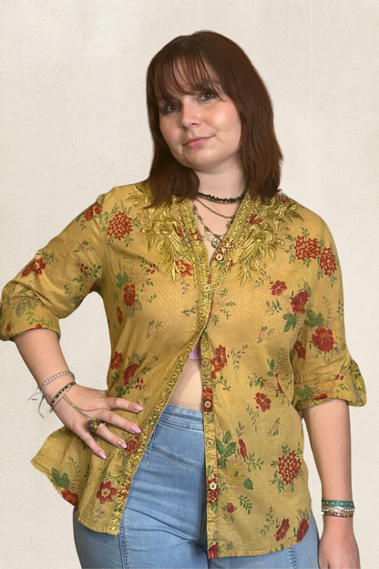 X Front Mandarin Floral