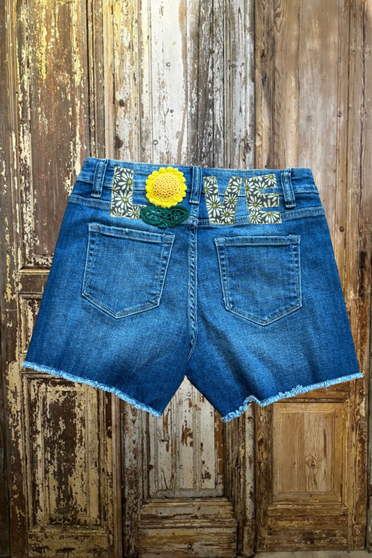 Size Medium Love Shorts