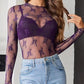 Sheer Lace Top-9967