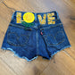 Size 24 Love Shorts