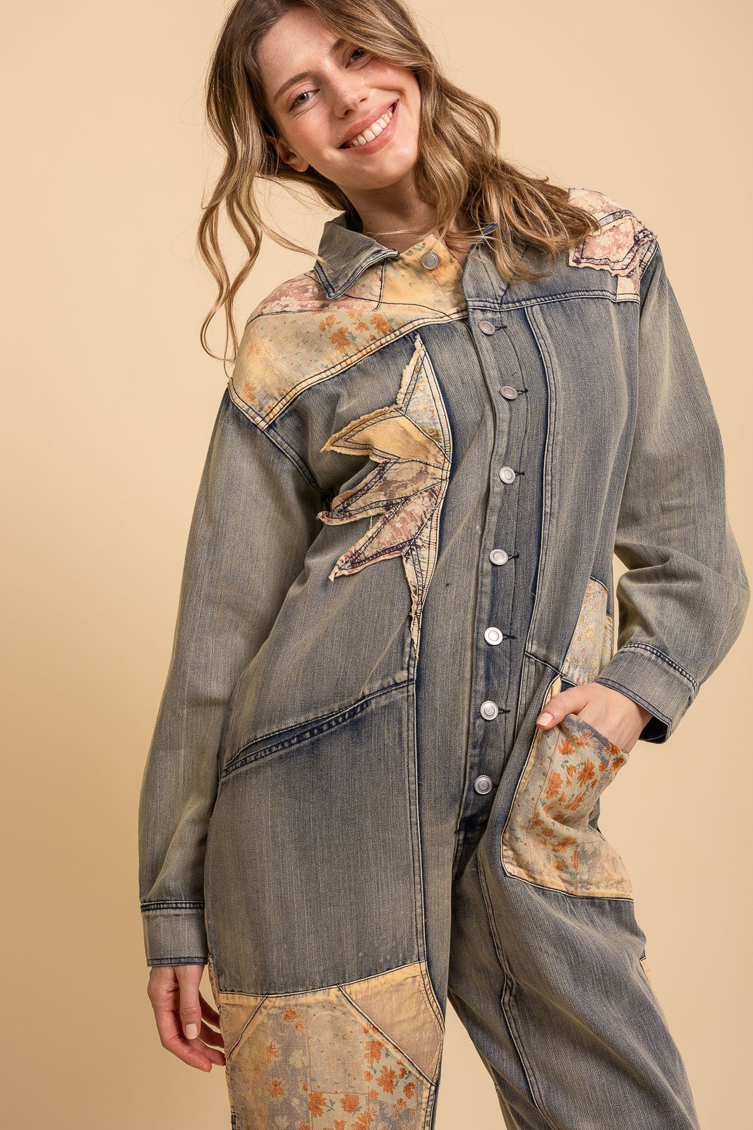 Utility Patched Jumpsuit