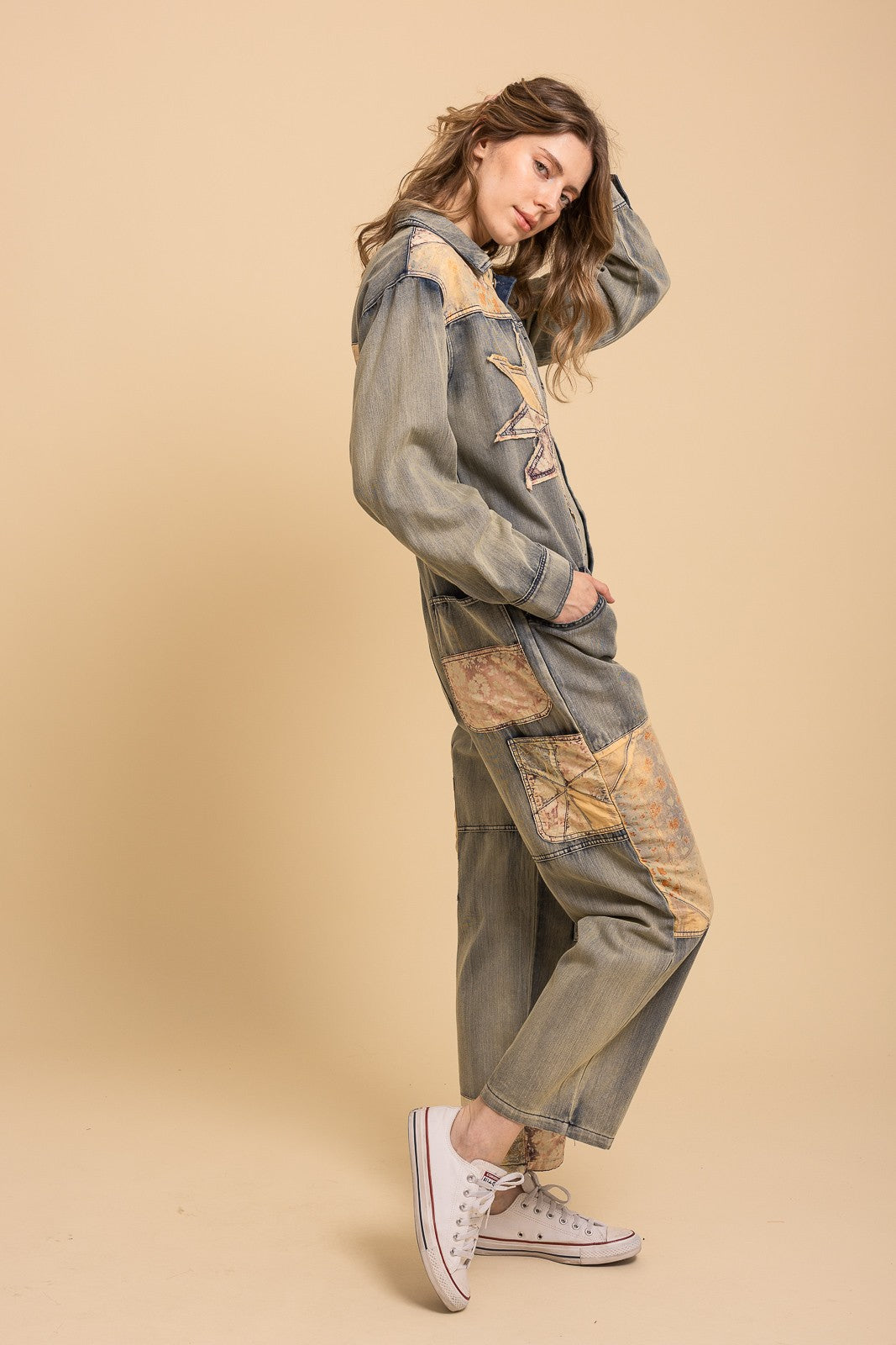 Utility Patched Jumpsuit