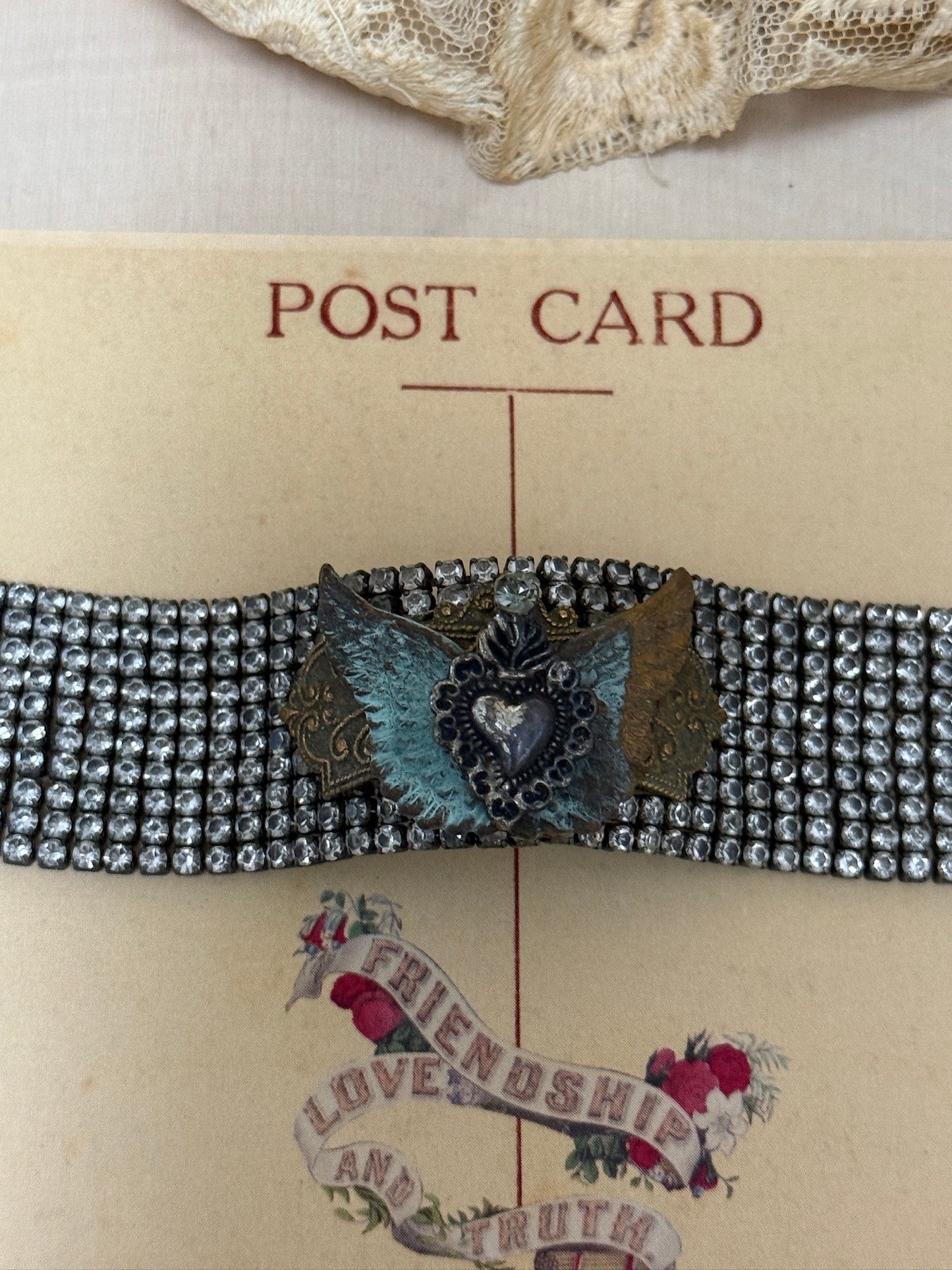 All Bling Mesh Bracelet