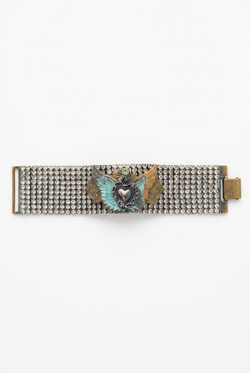 All Bling Mesh Bracelet