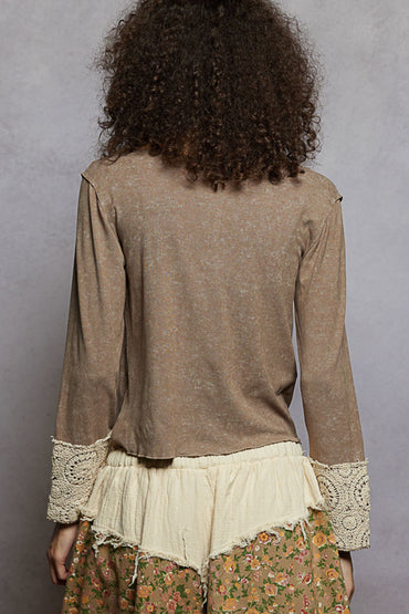 Crochet Sleeve Top