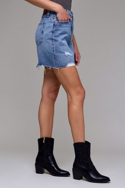 Denim Mini Skirt
