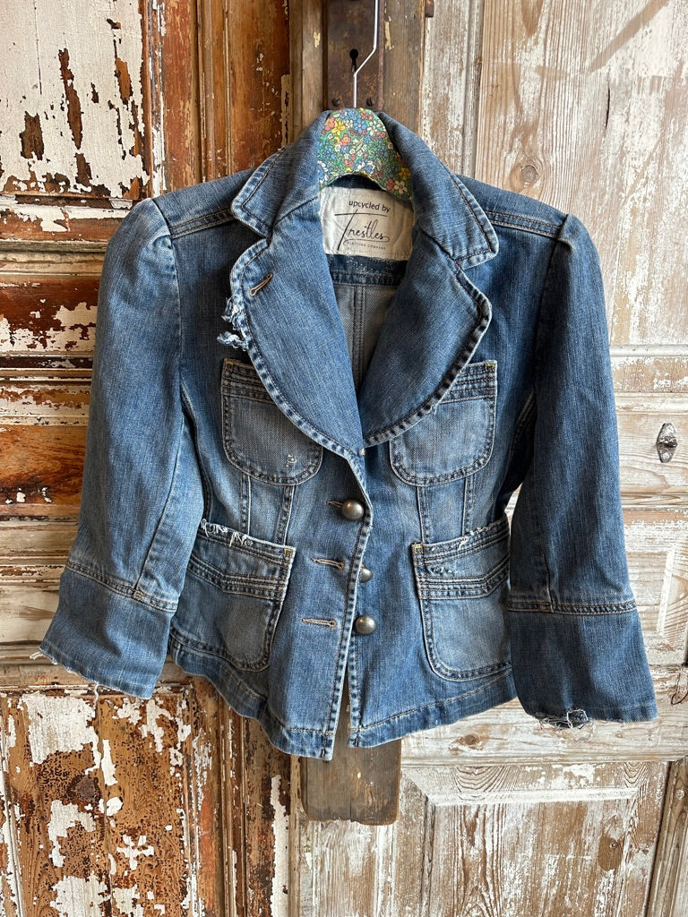 Up Cycled Denim Jacket 8504