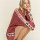 Crochet Side Sweatshirt