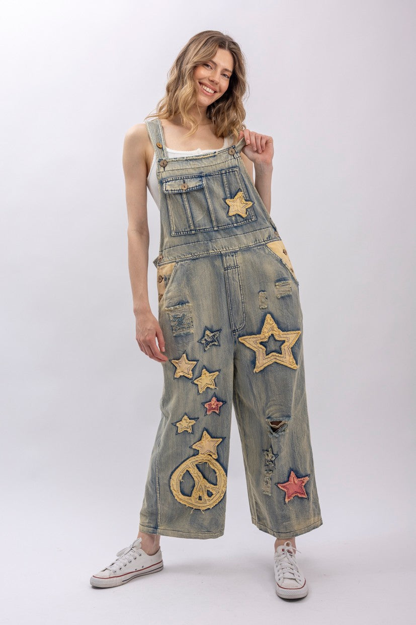 Star & Peace Overalls