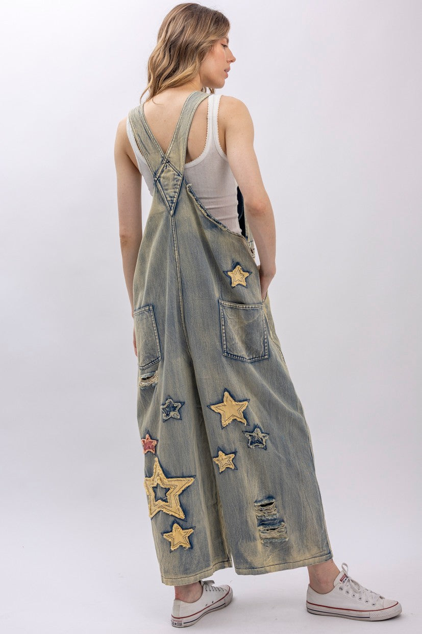 Star & Peace Overalls