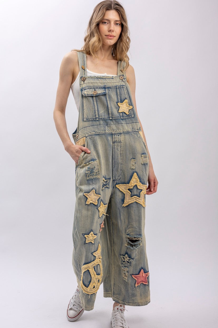 Star & Peace Overalls