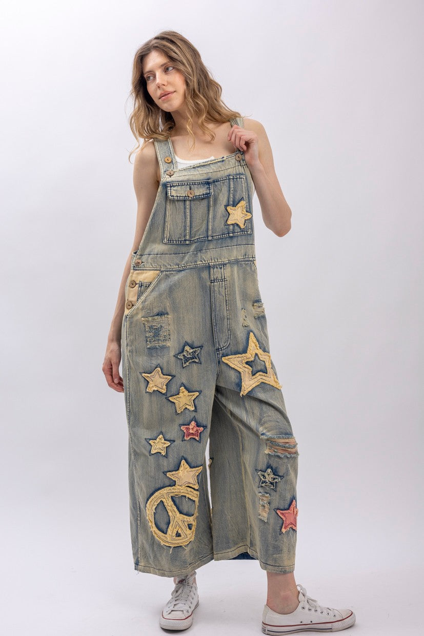 Star & Peace Overalls