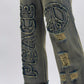 Distressed Peace Patch Jeans