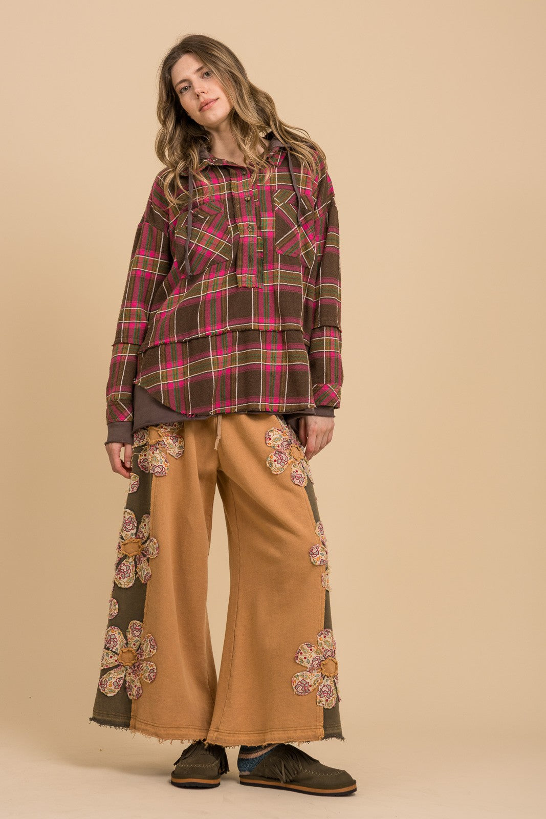 Flower Patch Knit Pants