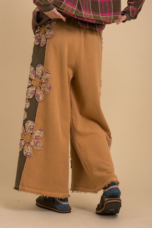 Flower Patch Knit Pants