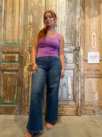 Wide Leg Jeans-9828
