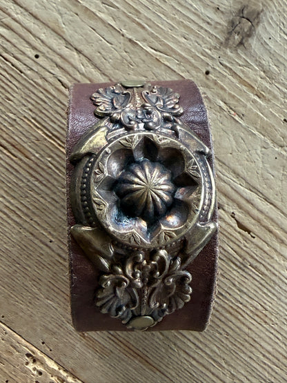 Brown Leather Cuffs
