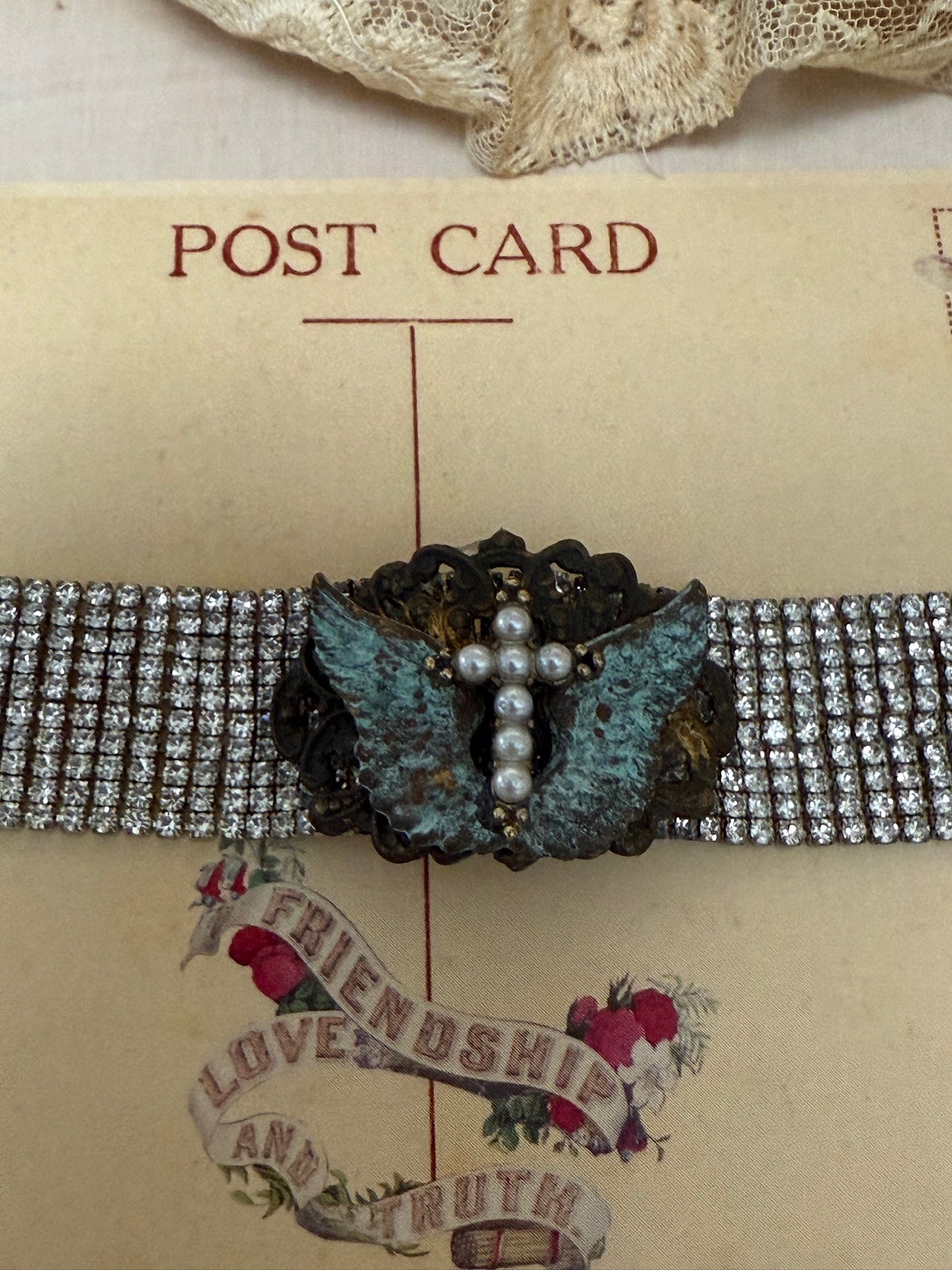 All Bling Mesh Bracelet